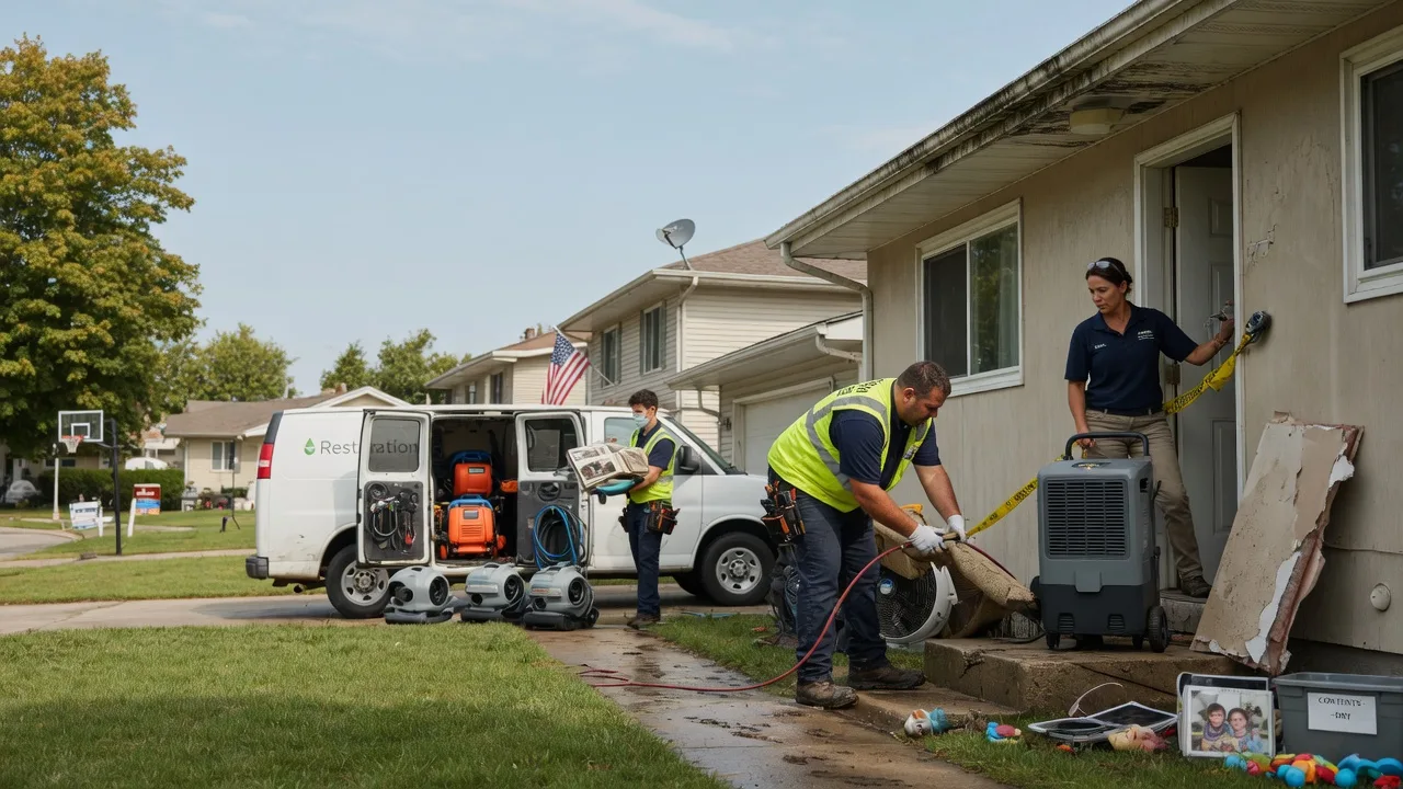 Water Damage Restoration in Mercer, ND near me